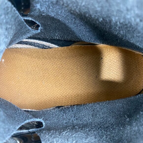 Dr. Martens Short Boots Black Leather Yellow Stitch 8 Hole Size US8 /EUR 39 - Picture 9 of 16